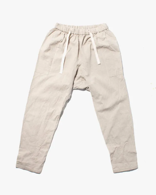 Ennichi Pants, Sappa Kama, White sold by Kiriko