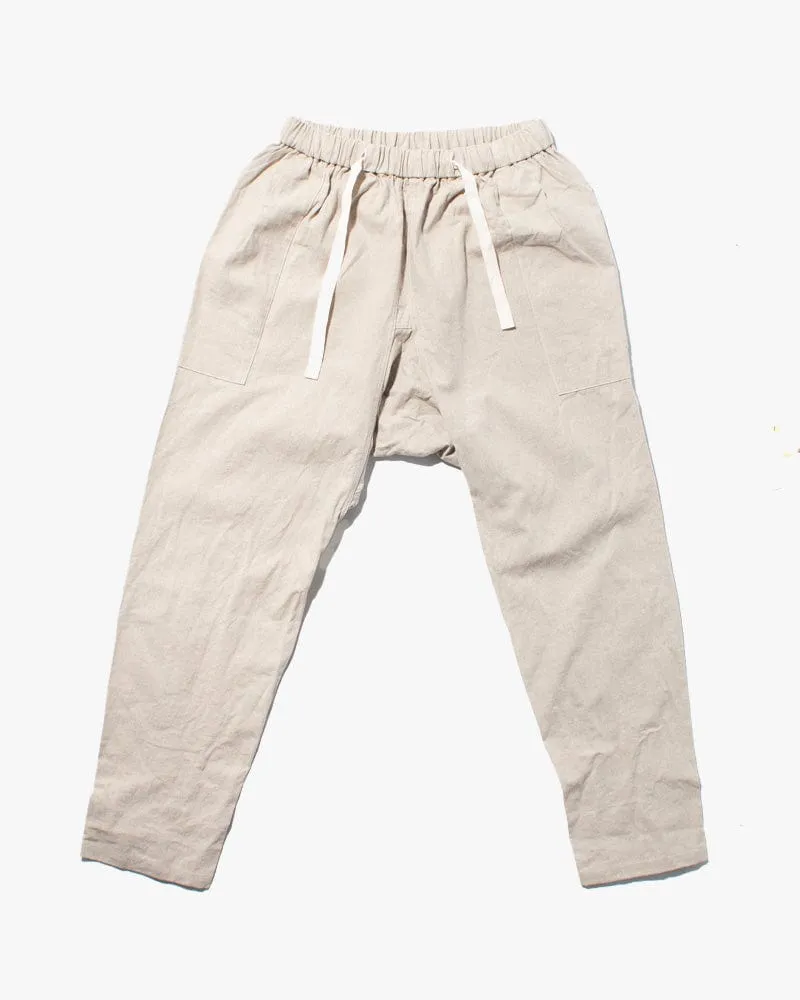 Ennichi Pants, Sappa Kama, White sold by Kiriko