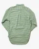 Japanese Repro Shirt, Quarter Button Long Sleeve, Sugar Cane Brand, Blue and Green Plaid - M sold by Kiriko