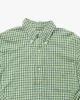 Japanese Repro Shirt, Quarter Button Long Sleeve, Sugar Cane Brand, Blue and Green Plaid - M sold by Kiriko
