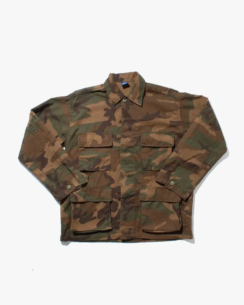 Kiriko Custom, Printed Military Jacket, Ainu, Camo, Orange Citrine sold by Kiriko product image thumbnail 2