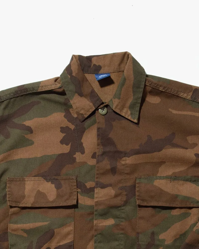 Kiriko Custom, Printed Military Jacket, Ainu, Camo, Orange Citrine sold by Kiriko product image thumbnail 3