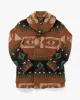 Japanese Repro Blanket Coat w/ Belt, Jelado Brand, Wool, Brown and Green - 38 sold by Kiriko