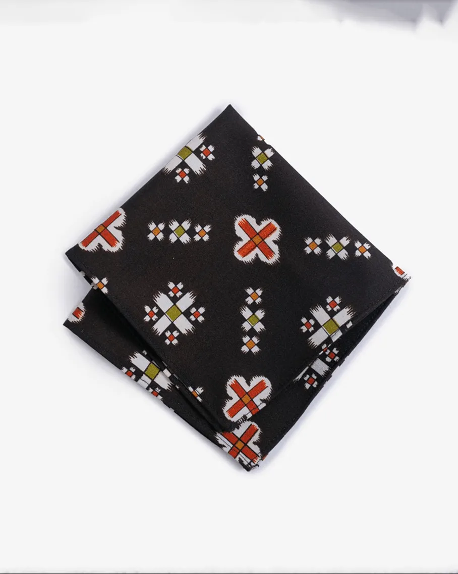 Kiriko Original Pocket Square, Multi Color Jyuji sold by Kiriko product image thumbnail 2
