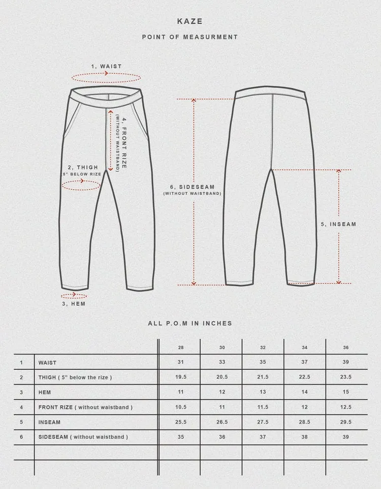 Prospective Flow Pants, Kaze, Sashiko, Navy sold by Kiriko product image thumbnail 4