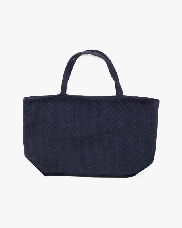 Prospective Flow Tote, Sashiko, Navy sold by Kiriko