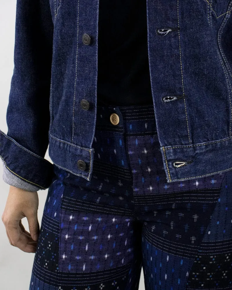 ToK x Kiriko, Balloon Pants, Indigo Patchwork sold by Kiriko product image thumbnail 3