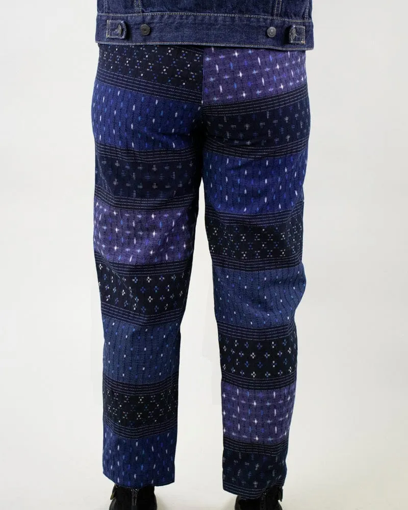 ToK x Kiriko, Balloon Pants, Indigo Patchwork sold by Kiriko product image thumbnail 2