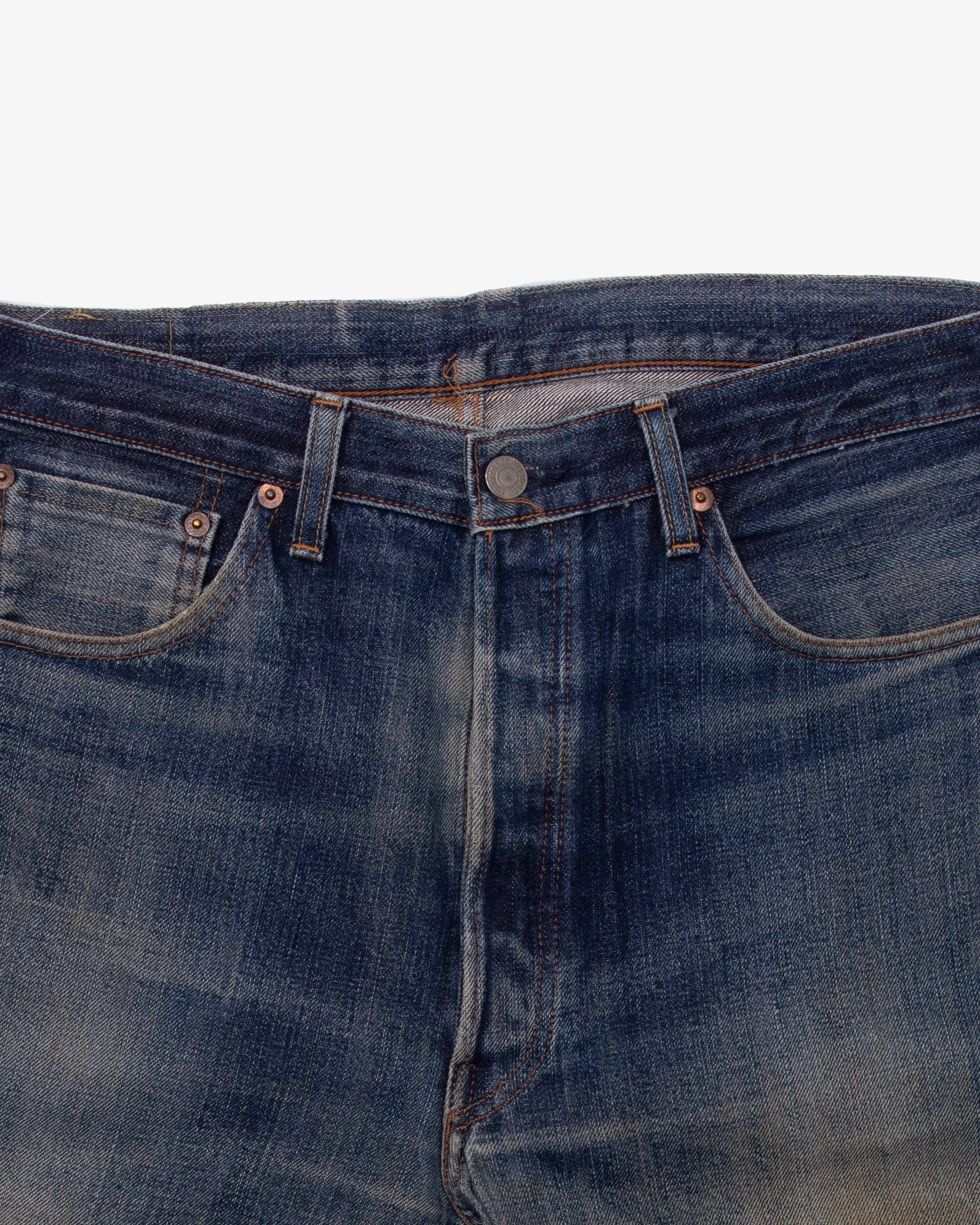 Japanese Repro Denim Jeans, Levi's Brand, Selvedge Denim - 36" x 36" sold by Kiriko product image thumbnail 2