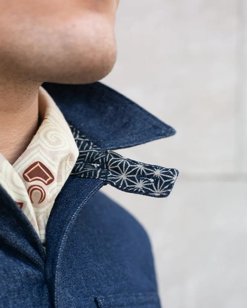 Kiriko Original Shirt, Long Sleeve Button-Up, Denim Workshirt, Small Multi sold by Kiriko product image thumbnail 3