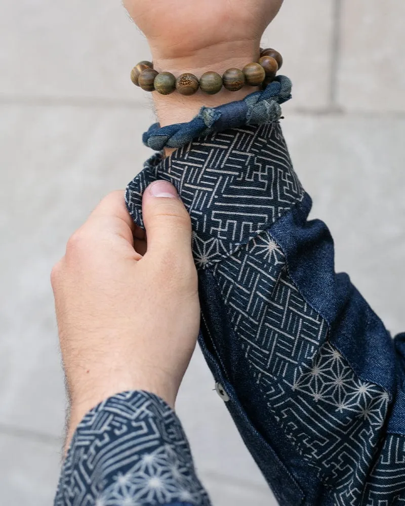 Kiriko Original Shirt, Long Sleeve Button-Up, Denim Workshirt, Small Multi sold by Kiriko product image thumbnail 5