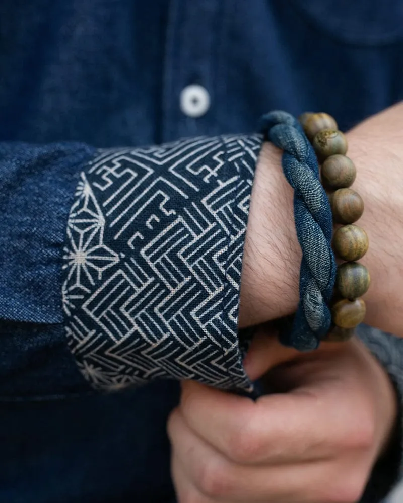 Kiriko Original Shirt, Long Sleeve Button-Up, Denim Workshirt, Small Multi sold by Kiriko product image thumbnail 4