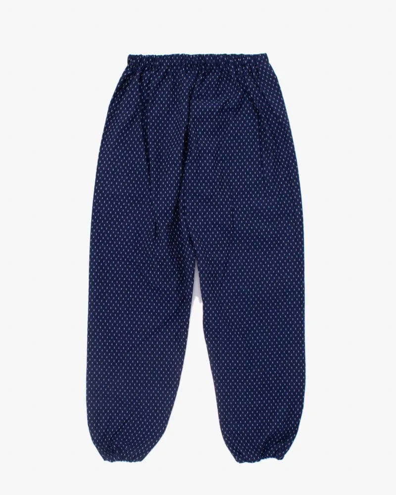 ToK Monpe Pants, Women's, Blue with White Dashes sold by Kiriko