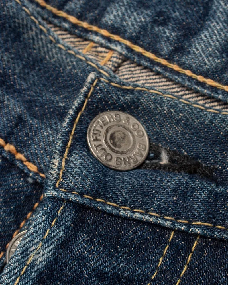 Japanese Repro Denim Jeans, Barns Outfitters & Co Brand, Selvedge Denim Jeans, 1 - 30" x 35" sold by Kiriko product image thumbnail 2