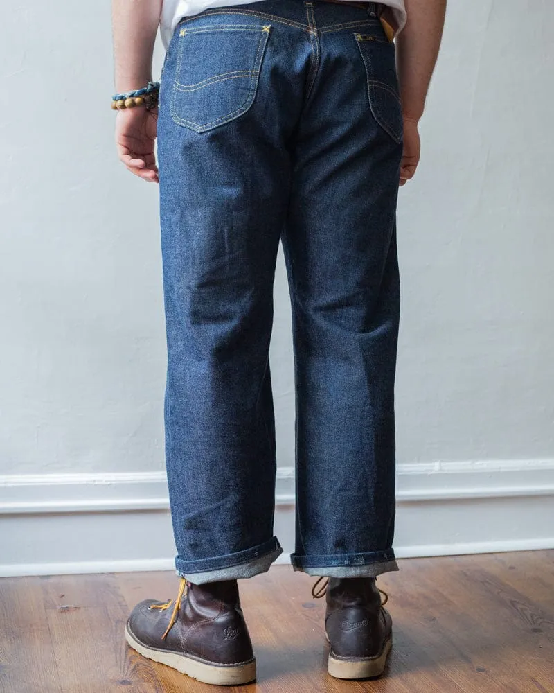 Japanese Repro Denim Jeans, Lee Brand, Selvedge Denim Jeans, 1 - 32" x 29" sold by Kiriko product image thumbnail 2