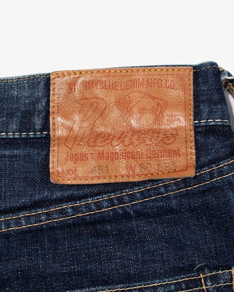 Japanese Repro Denim Jeans, Pherrows Brand, Selvedge Denim 1 - 36” x 33" sold by Kiriko product image thumbnail 3
