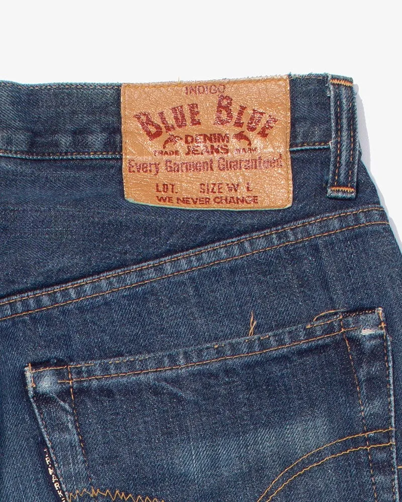 Japanese Repro Denim Jeans, Blue Blue Brand, Selvedge Denim, 2 - 31" x 36" sold by Kiriko
