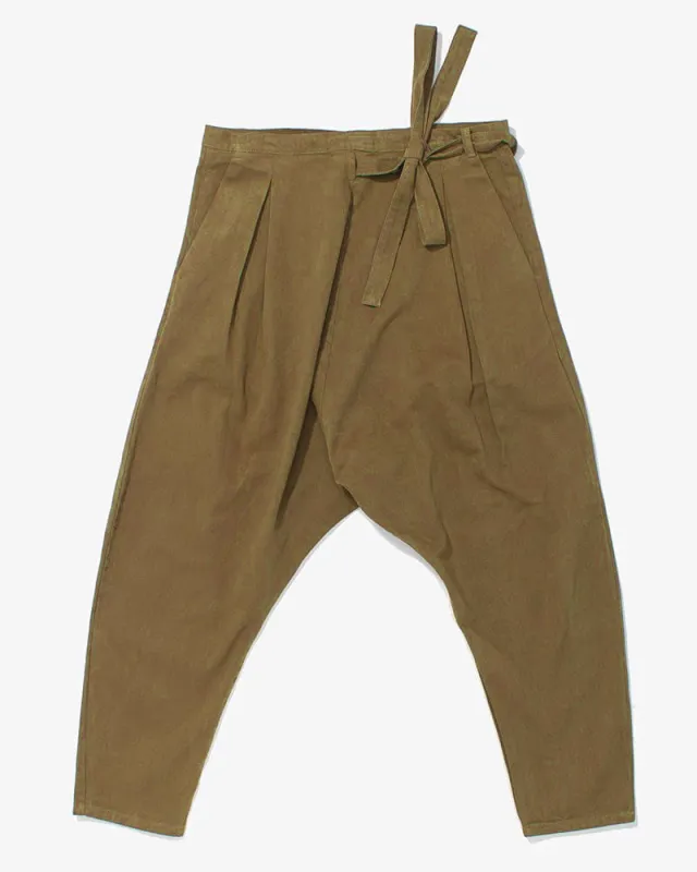 Prospective Flow Pants, Momohiki, Olive sold by Kiriko