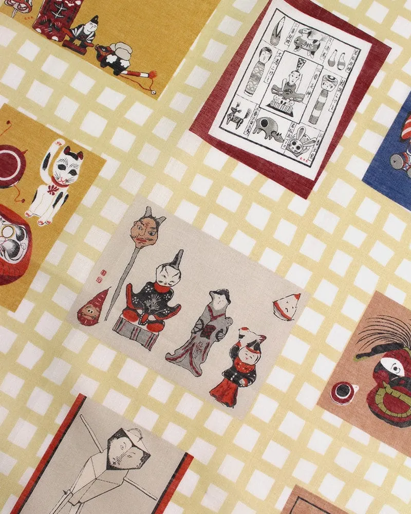Japanese Handkerchief, Classic, Takeo Takei Woodblock Prints, Toys sold by Kiriko product image thumbnail 3