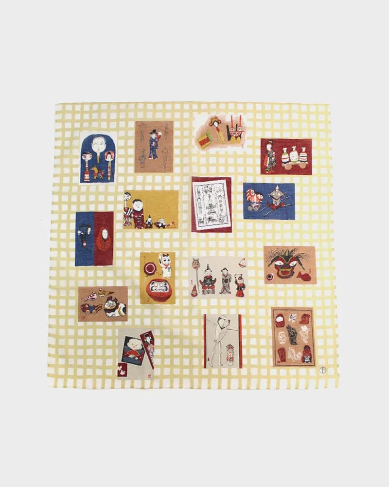 Japanese Handkerchief, Classic, Takeo Takei Woodblock Prints, Toys sold by Kiriko product image thumbnail 2