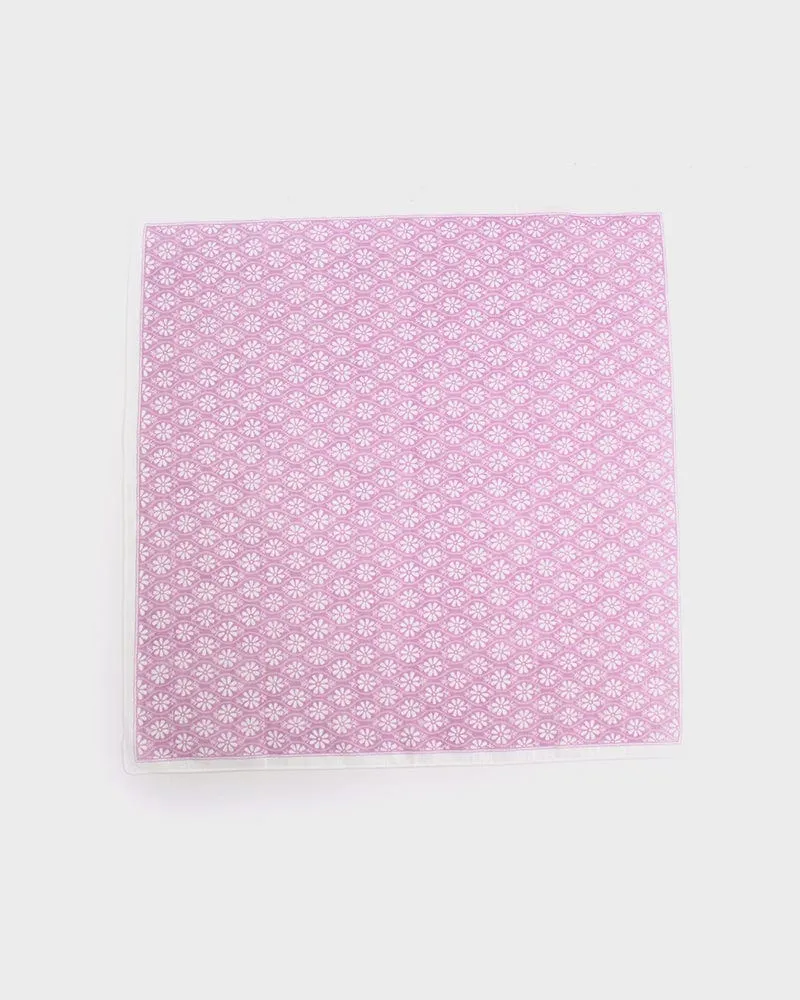 Japanese Handkerchief, Classic, Hannari, Usubeni-Iro sold by Kiriko product image thumbnail 3