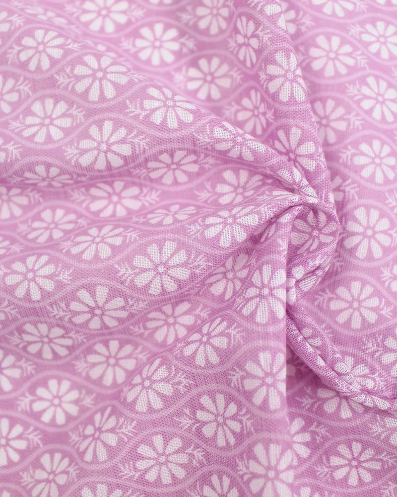 Japanese Handkerchief, Classic, Hannari, Usubeni-Iro sold by Kiriko product image thumbnail 5