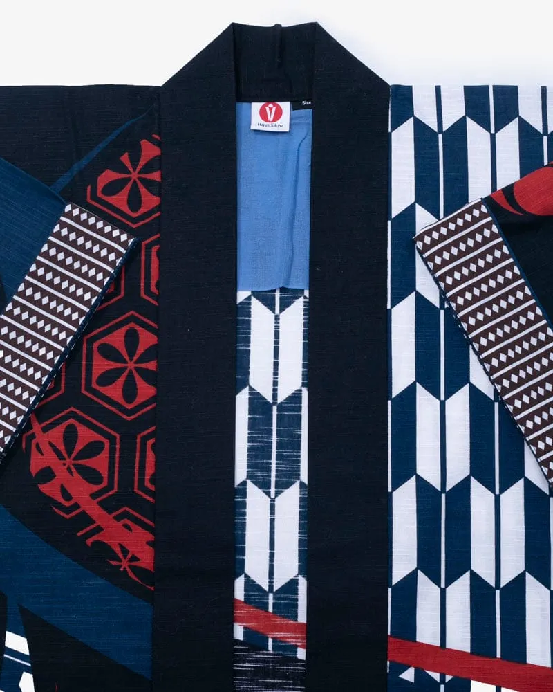 Modern Happi Jacket, Slab Cotton, Multi sold by Kiriko product image thumbnail 5