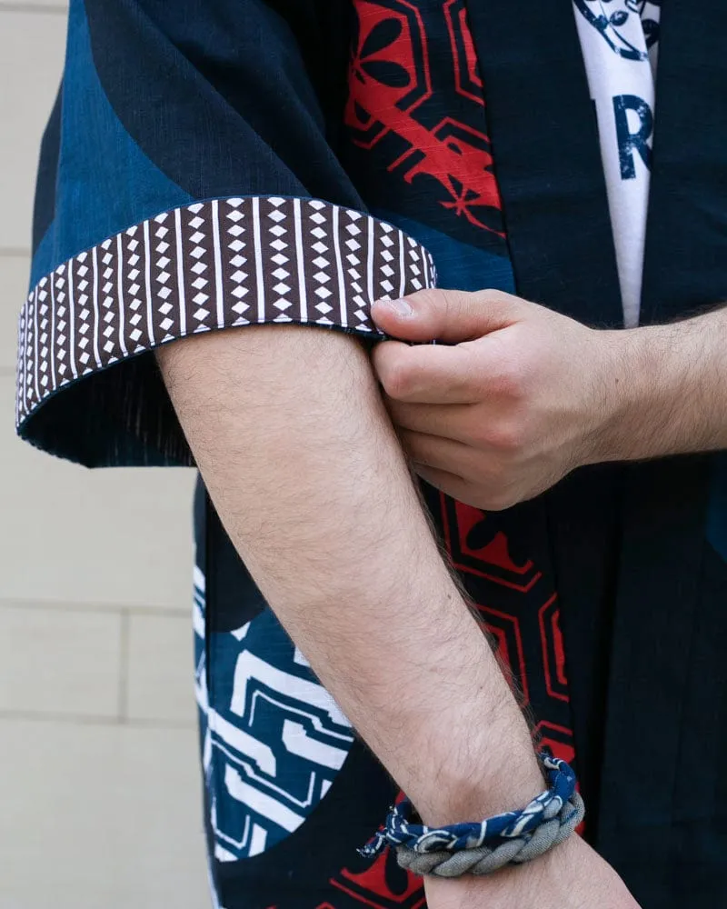 Modern Happi Jacket, Slab Cotton, Multi sold by Kiriko product image thumbnail 3