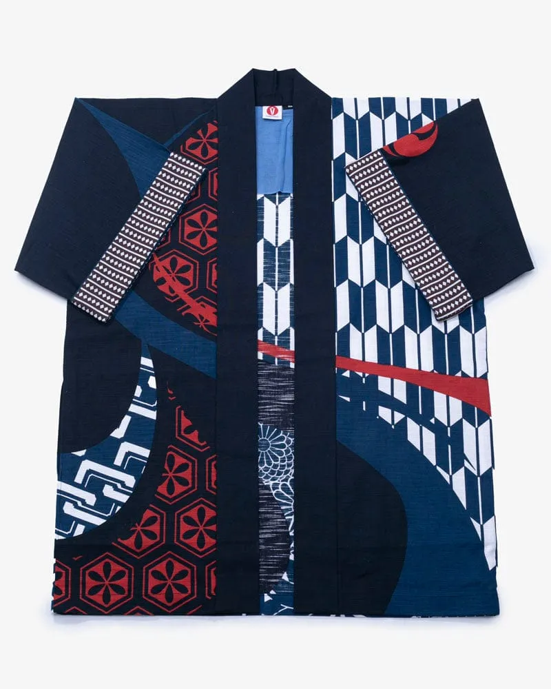 Modern Happi Jacket, Slab Cotton, Multi sold by Kiriko product image thumbnail 4