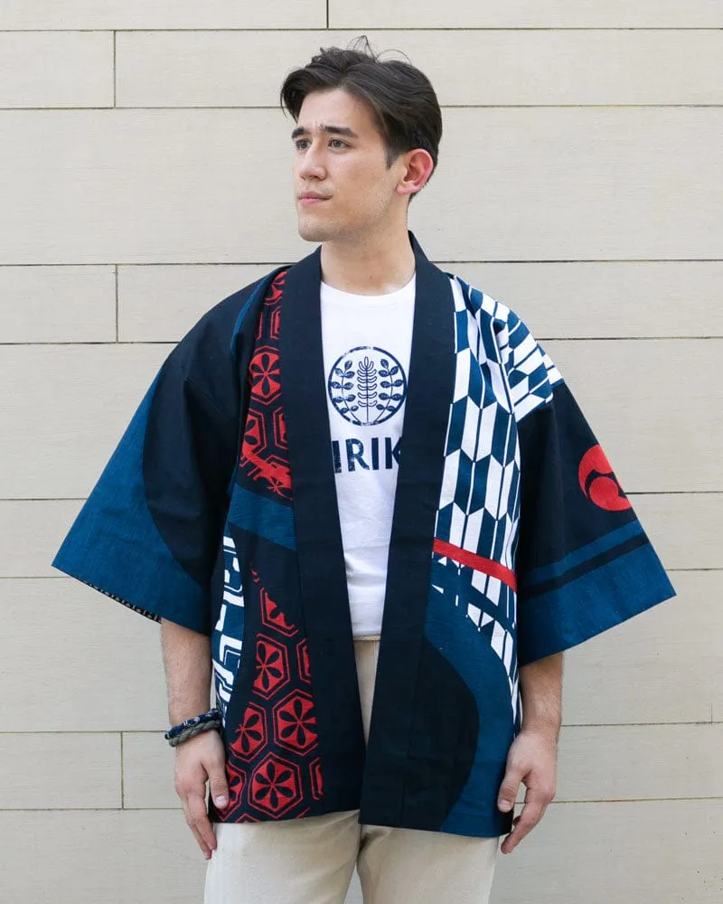 Modern Happi Jacket, Slab Cotton, Multi sold by Kiriko product image thumbnail 2