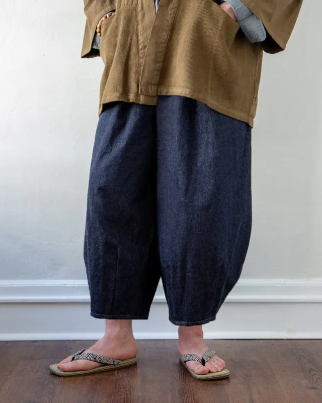 Wa-Modern Pants, Ihara Denim, Men's, Extra Wide sold by Kiriko
