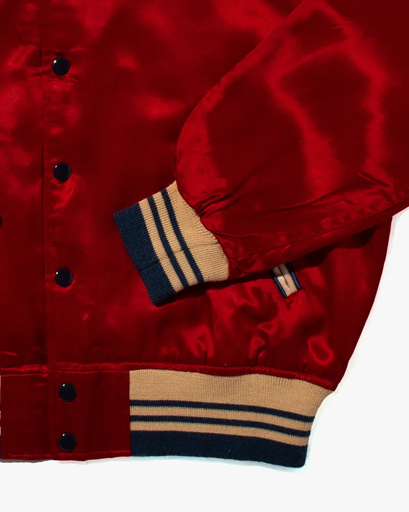 Japanese Repro Varsity Letterman Jacket, H.S.T., Red Thomas- M sold by Kiriko product image thumbnail 5