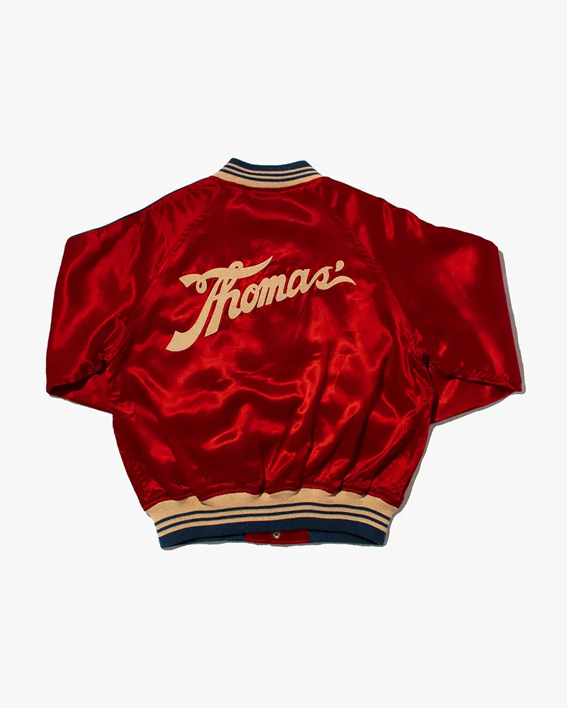 Japanese Repro Varsity Letterman Jacket, H.S.T., Red Thomas- M sold by Kiriko product image thumbnail 2