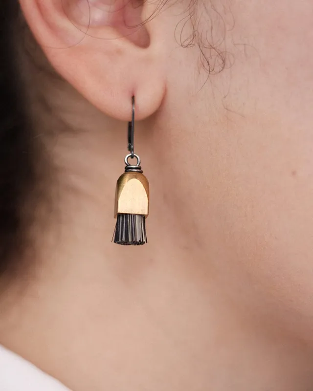 Boet, Earrings, Eno, Grey sold by Kiriko