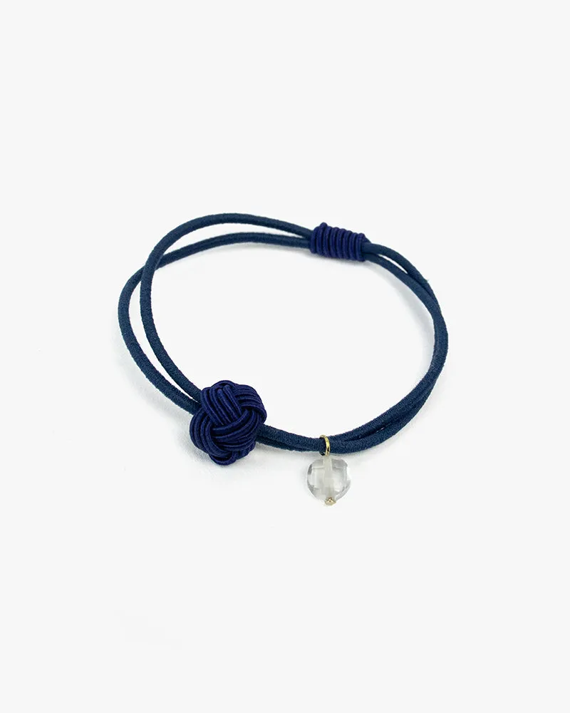 Wa Modern, Good Luck Bracelet, Dark Blue and Crystal sold by Kiriko