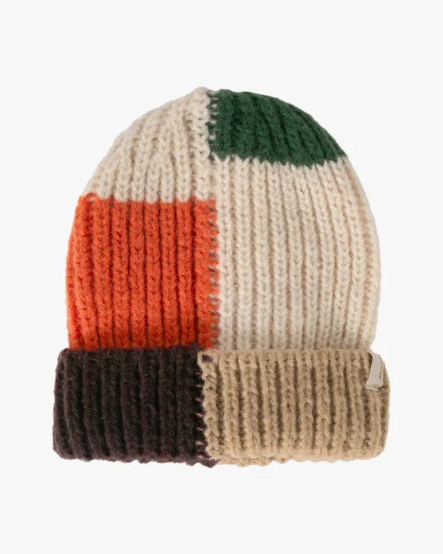 Brixton, Fiona Crochet Beanie, Beige Multi sold by Kiriko