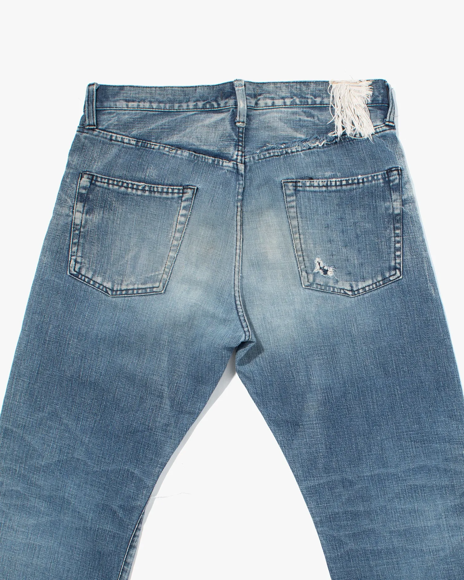 Japanese Repro Denim Jeans, Fundamental Agreement, Distressing and Patching - 35 sold by Kiriko product image thumbnail 4