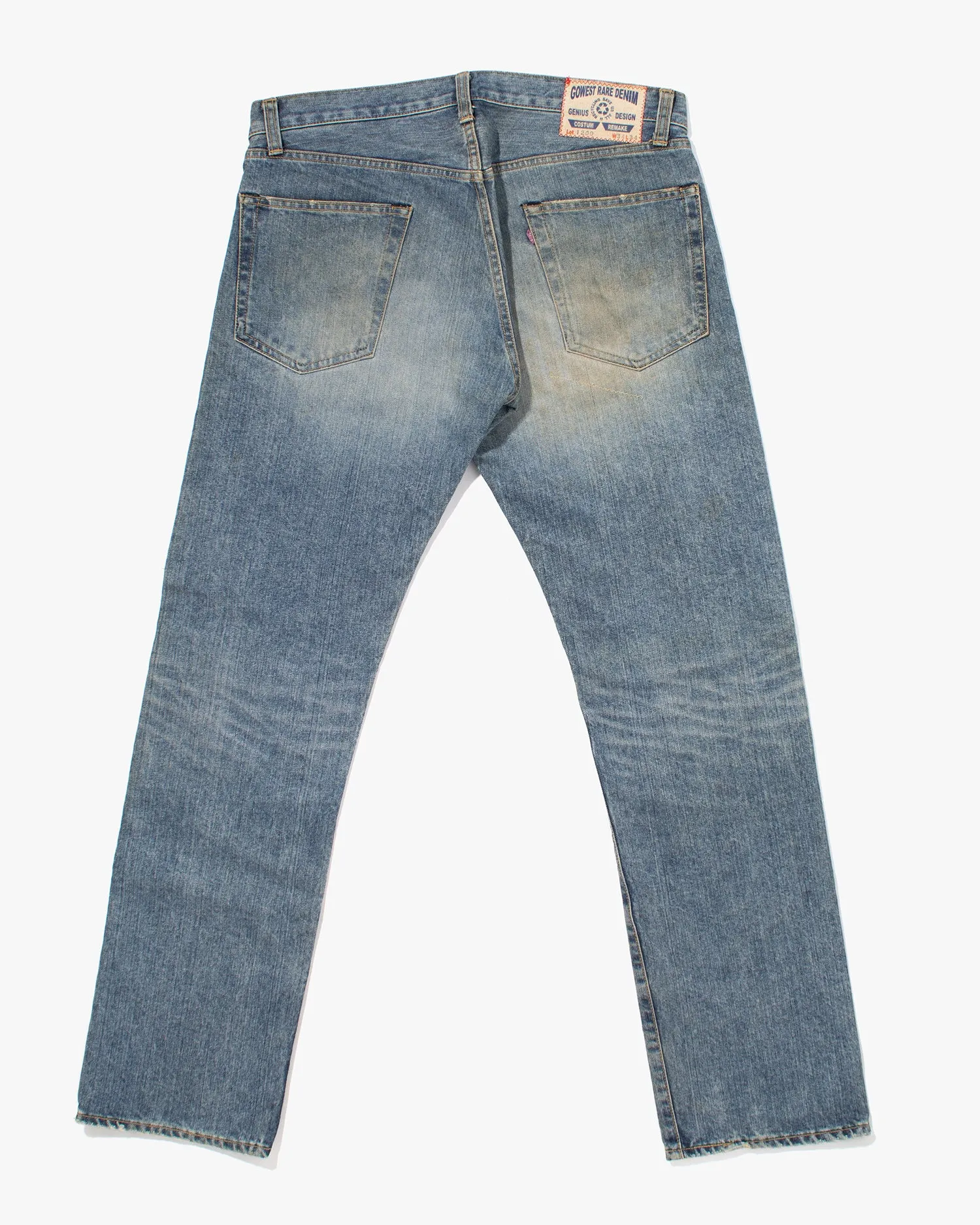 Japanese Repro Denim Jeans, Go West, Heavy Front Distressing - 36 sold by Kiriko product image thumbnail 3