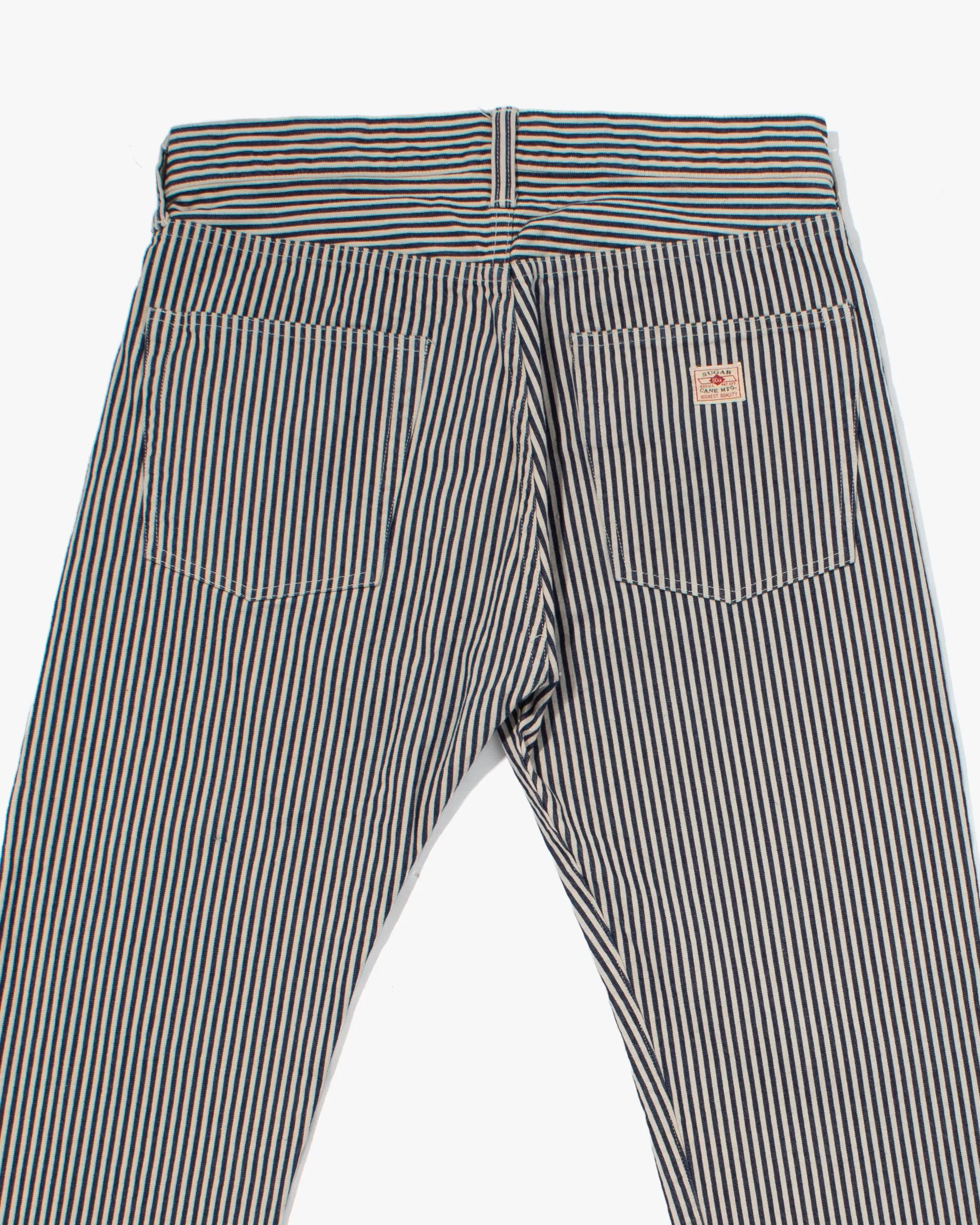 Japanese Repro Denim Jeans, Sugar Cane & Co., Blue and White Striped - 34 sold by Kiriko product image thumbnail 4