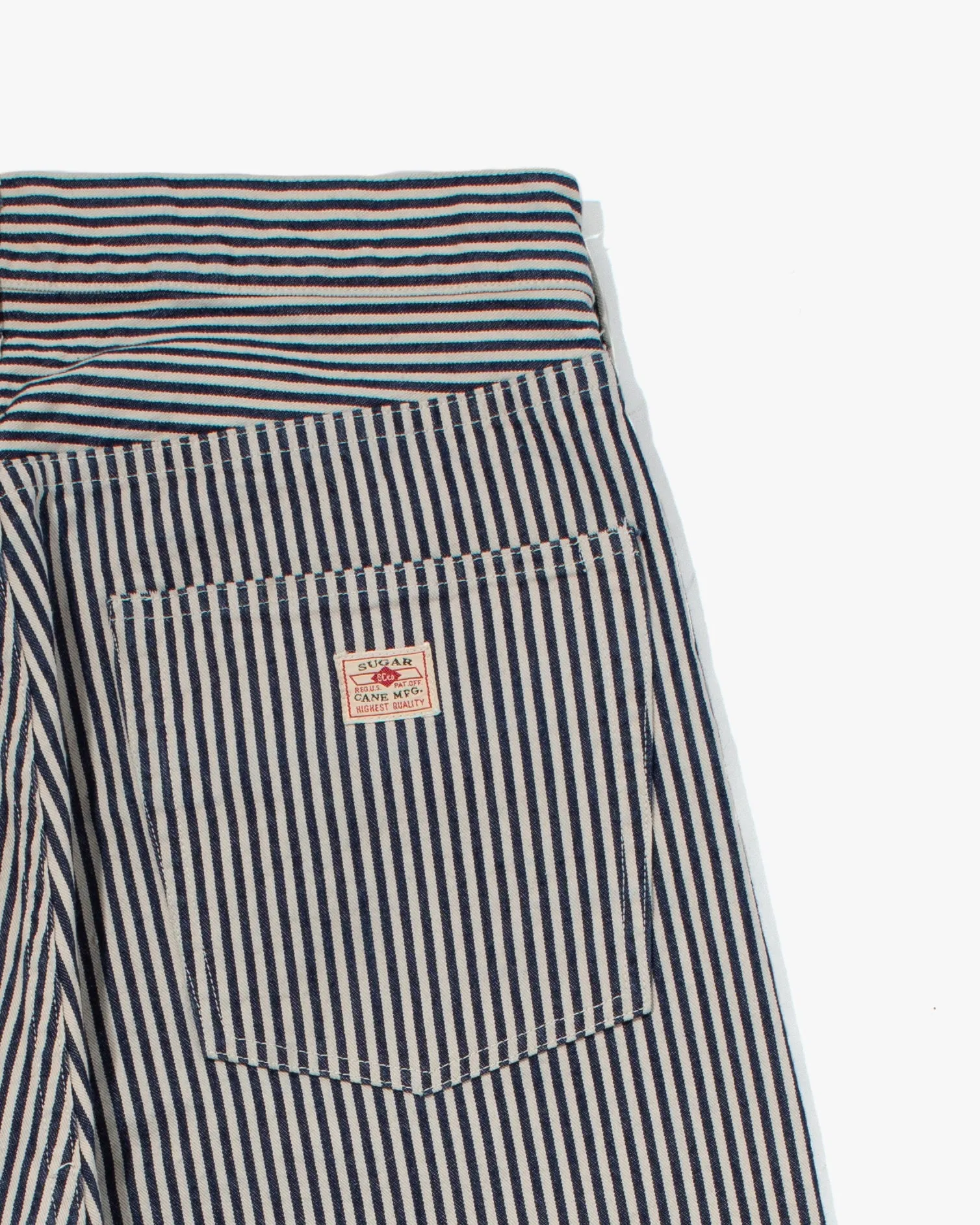 Japanese Repro Denim Jeans, Sugar Cane & Co., Blue and White Striped - 34 sold by Kiriko product image thumbnail 5