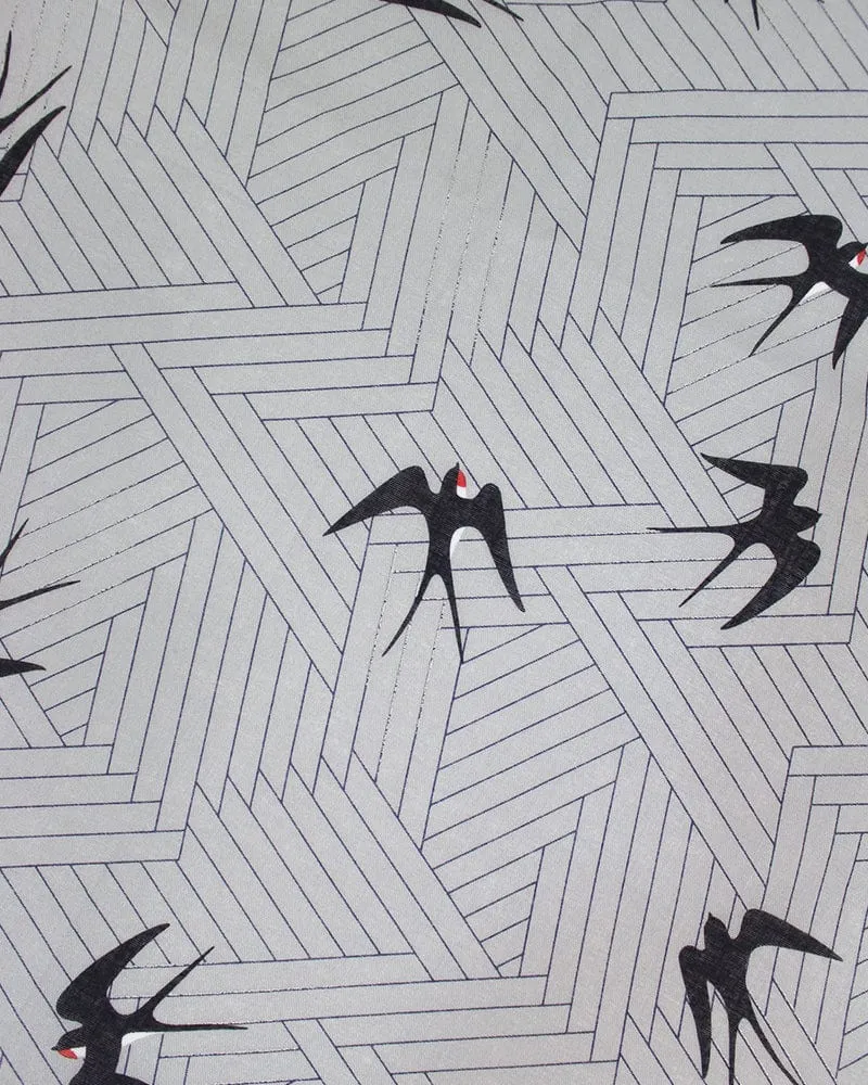 Japanese Handkerchief, Classic, Swallow with Black Trim sold by Kiriko product image thumbnail 3