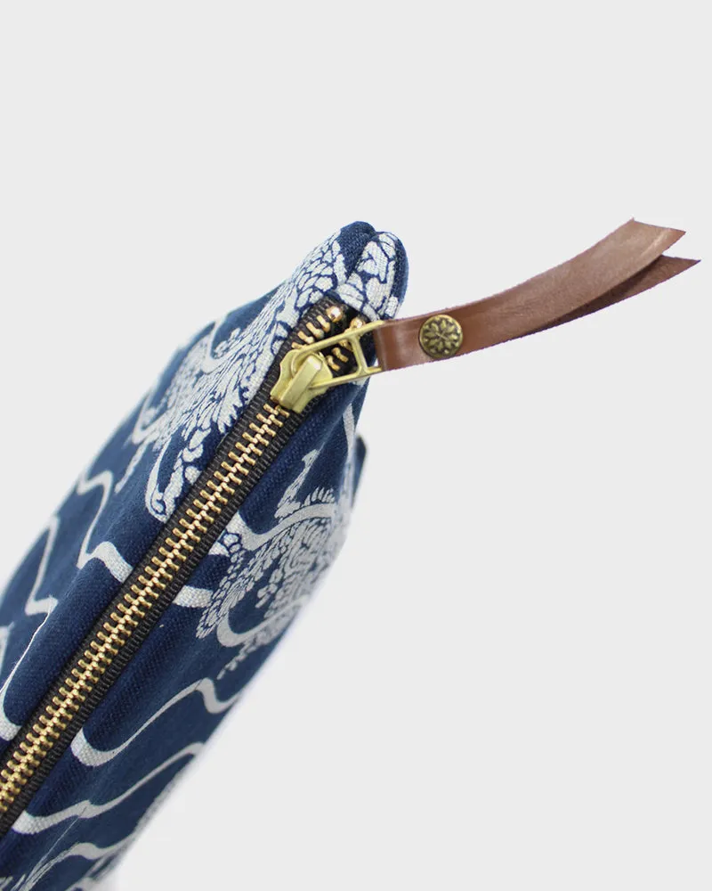 Stand-Up Pouch, Indigo, Tachiwaku Dragon sold by Kiriko product image thumbnail 3