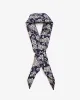 Kiriko Original Bandana, Classic, Dark Indigo and Cream Kiku Karakusa sold by Kiriko
