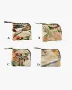 Kiriko Original Obi Zipper Wallet, White with Gold and Multicolor Accents sold by Kiriko