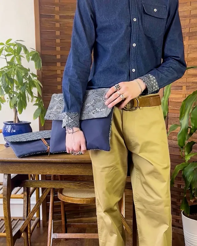 Kiriko Original Laptop Cover, Indigo Nami sold by Kiriko