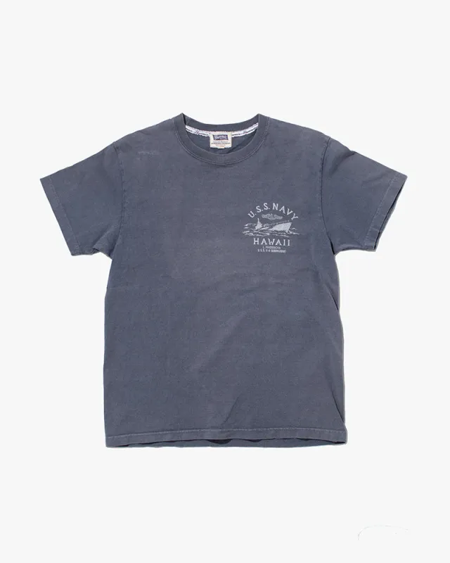Japanese Repro T Shirt, Pherrows, Faded Blue - 38 sold by Kiriko