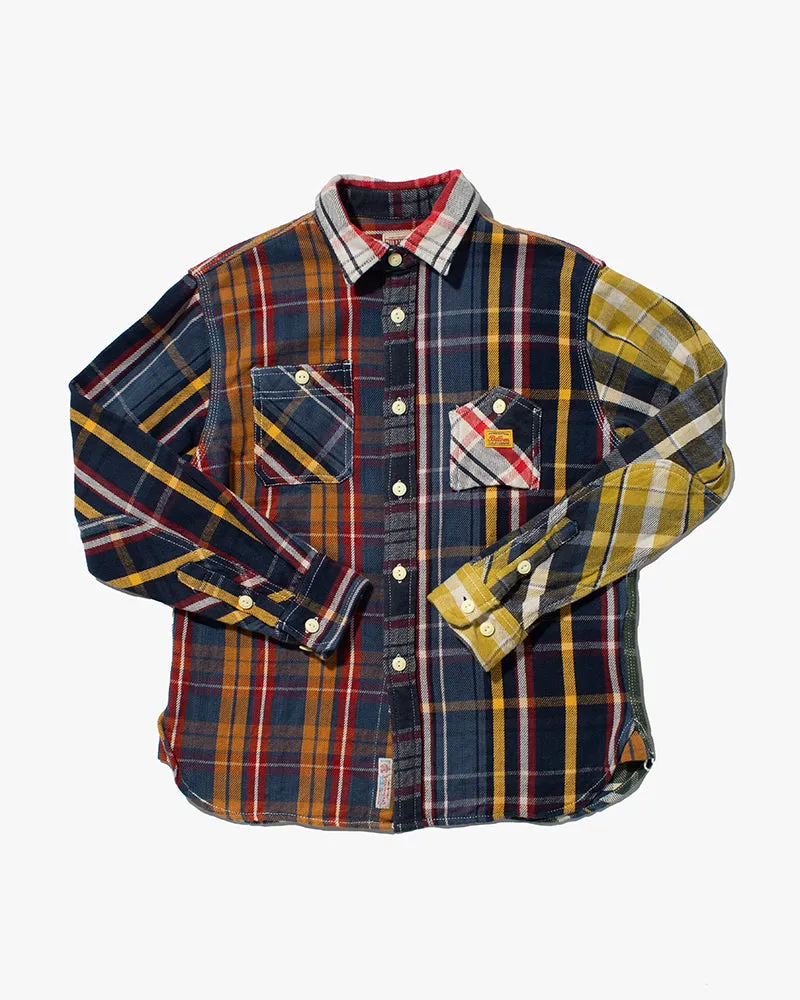 Japanese Repro Button Up Shirt, Billvan, Plaid - L sold by Kiriko