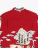 Japanese Repro Shirt, Aloha Short Sleeve, First Aid, Ocean Scene - L sold by Kiriko