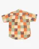 Japanese Repro Button Up Shirt, Body Wave, Floral Patchwork - M sold by Kiriko