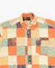Japanese Repro Button Up Shirt, Body Wave, Floral Patchwork - M sold by Kiriko